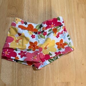 ⭐ Gymboree Toddler Girls tropical flowers Shorts  Cotton  3-6 months